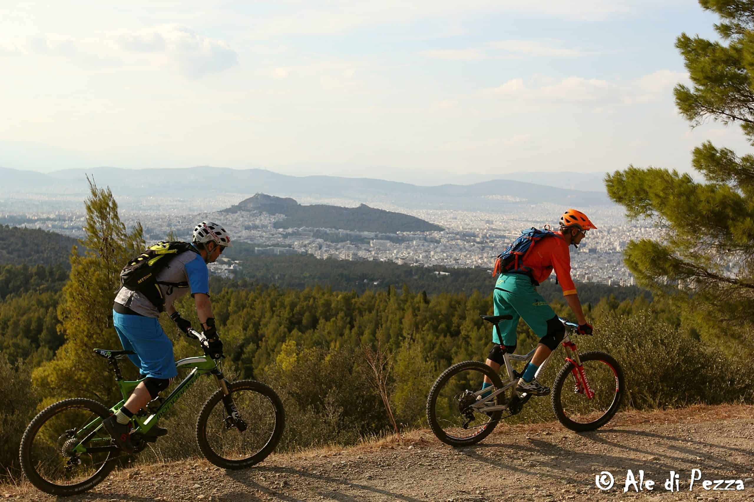 ride mountain bike in Greece