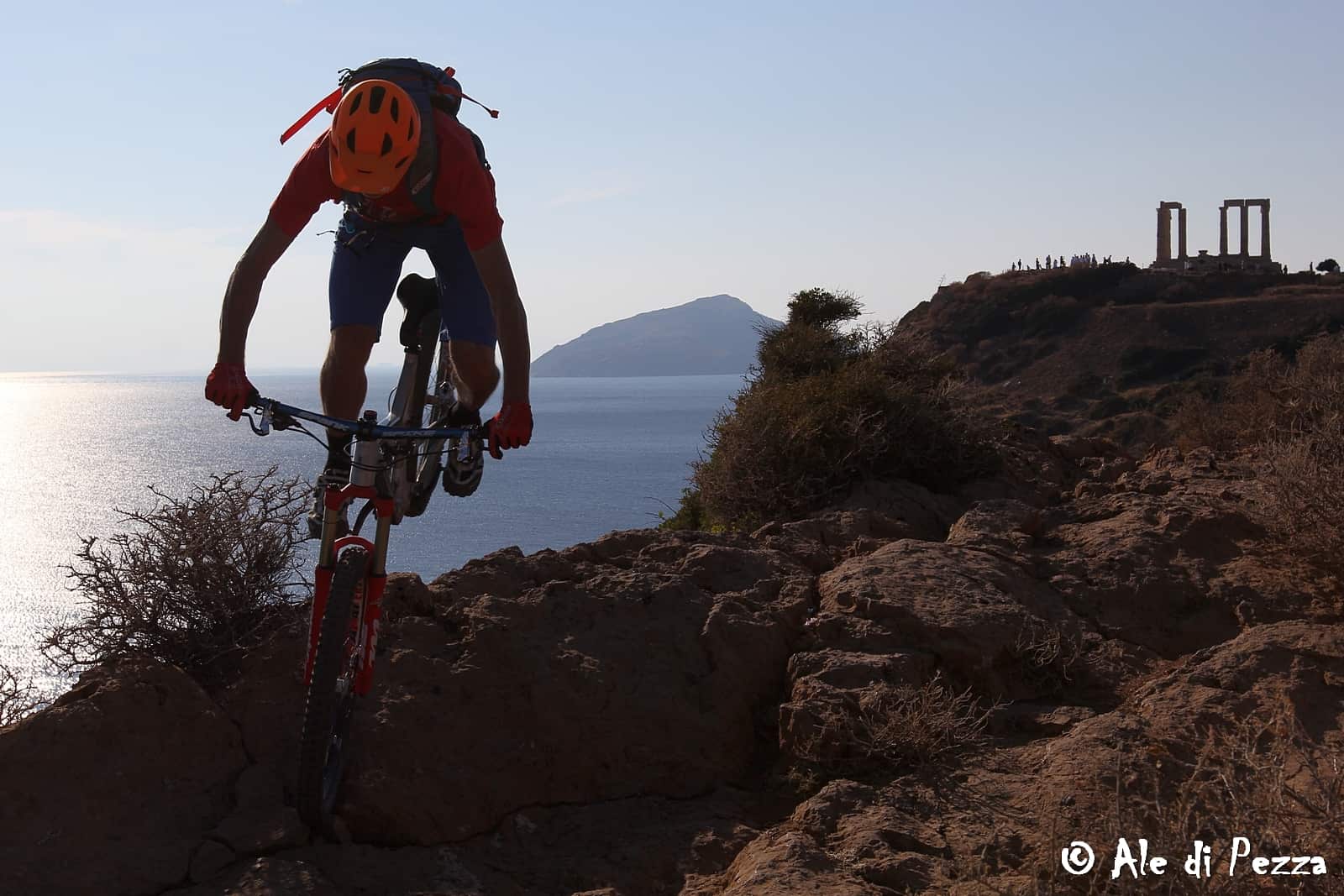 ride mountain bike in Greece