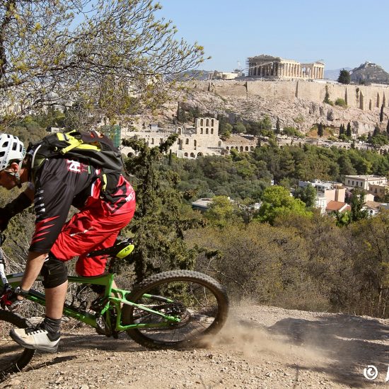 ride mountain bike in Greece